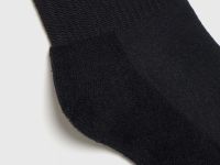 Носки в рубчик, 3 пары, Черный
