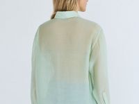 Рубашка из лиоцелла, Зеленый