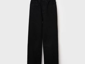 Брюки текстильные джинсовые для девочек