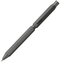 Ручка мультисистемная Rhodia, 3в1 (черн+красн+кар 0,5), корпус Титан