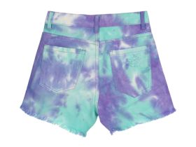 Шорты текстильные джинсовые для девочек