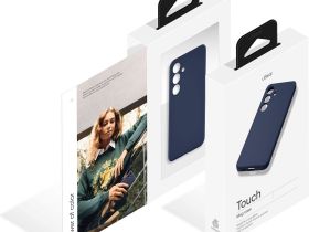 Чехол uBear Touch Mag Case для Galaxy S25, soft-touch темно-синий