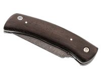 Складной нож Аляска, сталь дамаск, коллекционный фолдер, рукоять венге