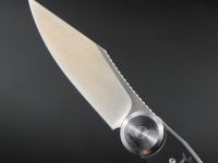 Складной нож Перемен Лисичка, сталь 8Cr14MoV, рукоять FRN, черный