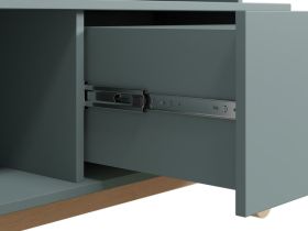 Стеллаж Анджи 93x157 Серо-зеленый