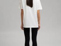 Футболка свободного кроя из мерсеризованного хлопк