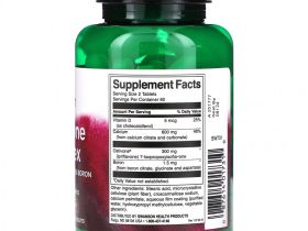 Swanson, Комплекс иприфлавона с витамином D, кальцием и бором, 120 таблеток