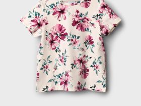 Фуфайка трикотажная для девочек (футболка)