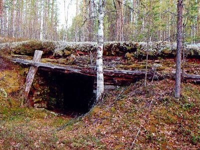 Землянка, в которой находился штаб Карельского фронта в 1944 году