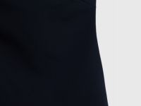 Корсетный топ из поливискозы, Черный