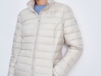 Куртка стеганая с наполнителем из натурального пух