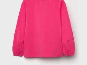 Джемпер трикотажный для девочек (футболка с длинными рукавами)