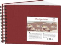 Блокнот для эскизов Лилия Холдинг "Travelling sketchbook" А4 80 л 130 г Ландшафт гранат