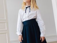 Блузка с длинным рукавом для девочки