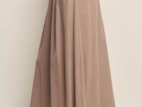 Юбка изо льна и хлопка