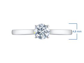 Помолвочное кольцо из белого золота э4712кц08220205_white