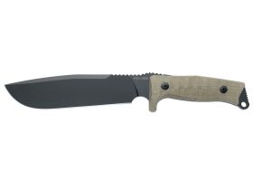 Нож Fox Combat Jungle, сталь N690, рукоять Микарта, серый