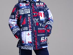 Куртка текстильная с полиуретановым покрытием для мальчиков (ветровка)