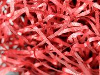 Наполнитель "Metallic foil", red