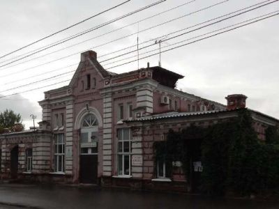 Здание амбулатории и аптеки, проект. М. Чиликин