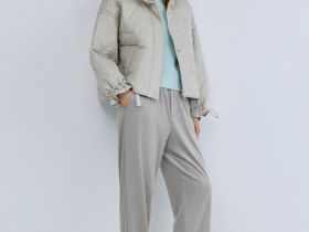 Брюки Baggy из искусственной замши, Серый