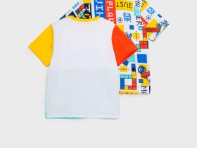 Фуфайка детская трикотажная для мальчиков (футболка), 2 шт в комплекте