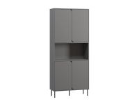 Стеллаж Блест 2-89x210 Графитовый