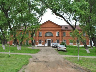 Дом, в котором в 1941 г. находился штаб формирования Гвардейской Краснознаменной дивизии