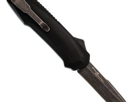 Автоматический фронтальный выкидной нож Rame (Black Stonewash, Black) - Shifter