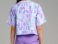 Фуфайка трикотажная для девочек (футболка)