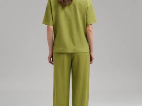 Свободная блузка со льном