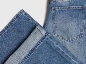 Джинсы Loose для девочек, Синий