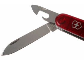 Нож перочинный Victorinox Spartan, сталь X55CrMo14, рукоять Cellidor®, полупрозрачный красный, 12 функций, 91мм