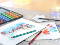 Набор карандашей акварельных Faber-castell "Albrecht Durer" 36 цв проф-ные уп-ка из кожзама