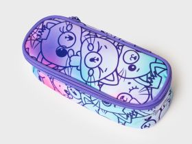 Пенал текстильный для девочек