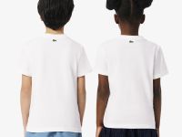Детская футболка Lacoste из органического хлопка