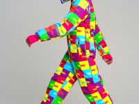 Комбинезон текстильный с полиуретановым покрытием для девочек