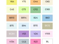 Набор маркеров Sketchmarker Pastel set 24 Пастельные тона (24 маркера + сумка органайзер)