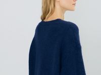 Джемпер из пряжи с шерстью, Синий