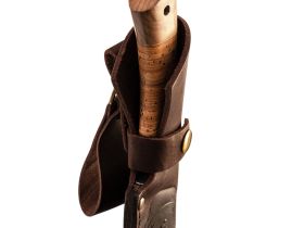 Нож туристический Осетр, сталь 65Х13, рукоять береста