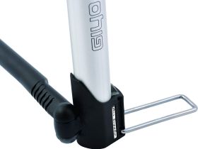 Компактный насос GIYO GM-71 с манометром и шлангом (серебристый)