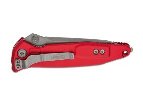 Складной нож Microtech Socom Elite Tanto 161-10APRD, сталь M390, рукоять алюминий, красный