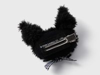 Чёрная заколка для волос с плюшевой фигуркой Kuromi Глория Джинс