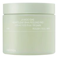 Тонизирующие пэды-тонер для лица с салициловой кислотой Ji Woo Gae Heartleaf BHA Peeling Pad: Пэды 125мл/60шт