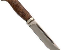 Нож Финка Дол, сталь, N690, рукоять карельская береза