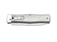 Нож автоматический Mikov Predator, сталь 420, рукоять серый пластик