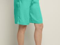 Шорты изо льна на резинке