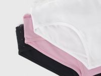 Трусы для девочек, 3 шт., Черный