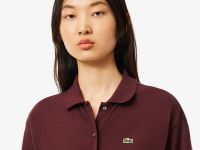 Женское платье Lacoste на пуговицах с длинным рукавом