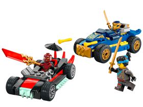 Ninjago 71840 Конструктор Гоночная дуэль Роуг против Дрикс